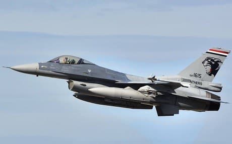 Iraqi and coalition airstrikes have targeted ISIS headquarters, tunnels, weapons in Tal Afar. Photo: Iraqi air force