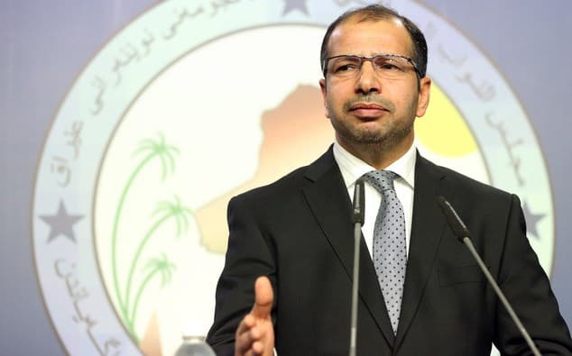 Salim al-Jabouri, speaker of the Iraqi parliament. File photo: AP