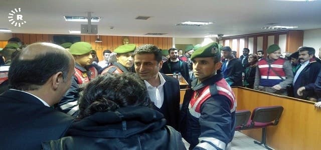 Selahattin Demirtas in an Istanbul courtroom on January 12, 2018. Photo: Rudaw