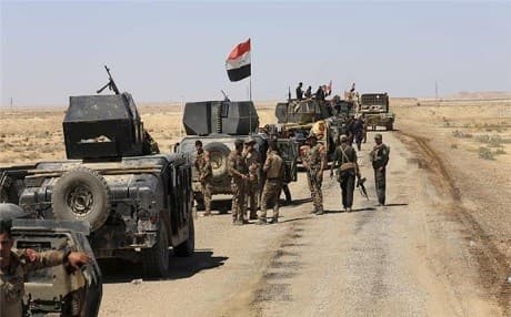 Iraqi Army troops in Anbar province. AP file photo