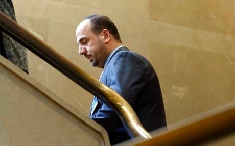 Syria's main opposition High Negotiations Committee (HNC) cheif Nasr al-Hariri. Photo: Salvatore Di Nolfi | AP