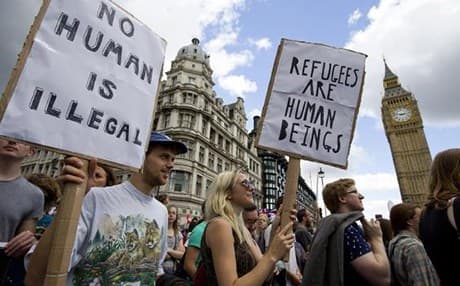 Immigration and asylum policies are regularly a source of division in the UK. File photo: AFP