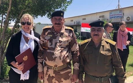 Iraqi military instructors completed a Polish-led NATO training course on maintenance of Soviet-era vehicles on April 17. Photo: NATO