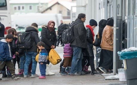Refugees wait to register on January 16, 2016 in Passau, southern Germany. File photo: AFP