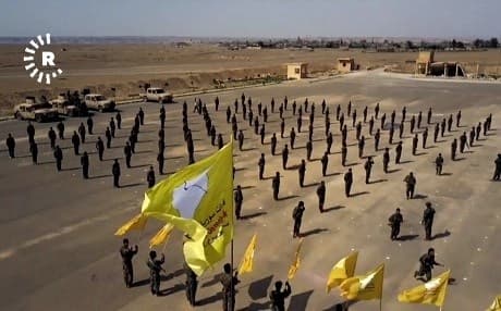 SDF forces in Deir ez-Zor. Photo: Rudaw