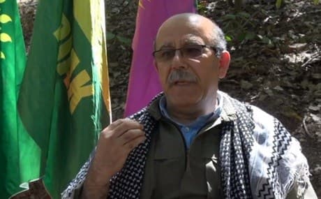 PJAK leader Siamand Moini. Photo: AP video