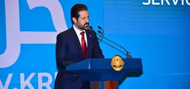 KRG Deputy Prime Minister Qubad Talabani speaking at a ceremony launching the project. Photo: Rudaw video