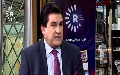 Aasim al-Jihad, spokesperson to Iraq’s Ministry of Oil, speaks ahead of the United States imposing energy sanctions on Iran in November 2018. Photo: Rudaw TV