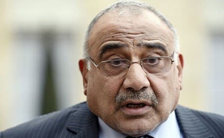 Adil Abdul-Mahdi. File photo: Alain Jocard / AFP / Getty
