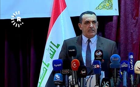 Rakan al-Jabouri said he respected the judiciary and its "independence" and he called on the courts to also investigate the case of destruction and abductions in Kirkuk villages. Photo: Rudaw