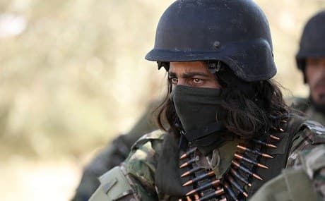 A Syrian rebel fighter trains in the countryside of opposition-held northern Idlib province, September 3, 2018. File photo: Omar Haj Kadour / AFP