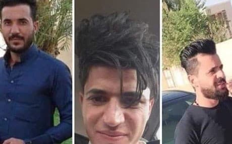 The bodies of Saad, Omer, and Mohammed Jassim were found Friday morning. They had been executed by ISIS. Photos: social media