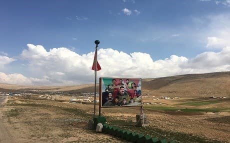 Hundreds of Yezidis still live on top of Mount Shingal as much of region lies in ruins as a slew of forces wrestle for greater control of the region on March 16, 2018. Photo: Fazel Hawramy | Rudaw English