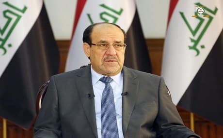 Iraqi former Prime Minister Nouri al-Maliki posted this photo on his Facebook page on May 10, 2019.