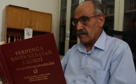 Ehmedê Dirihî nivîskarê Ferhenga Navên Nebatan a Kurdî bû (Wêne:Mahmut Bozarslan)