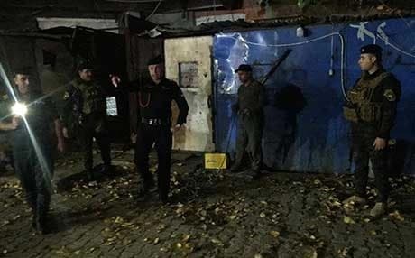Federal police shut down a liquor store in the Iraqi capital Baghdad. Photo: Iraqi federal police / social media