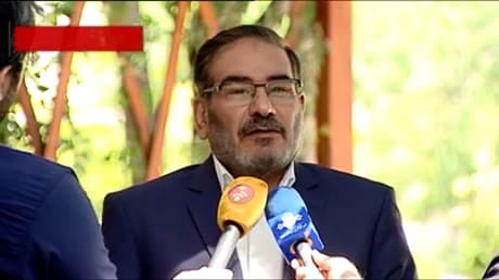 Ali Shamkhani Iran’s secretary of the Supreme National Security Council (SNSC) speaking to the Islamic Republic Iran Broadcasting channel on Monday, June 17, 2019. Photo: IRIB screenshot