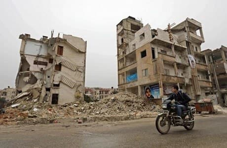 Thousands of people have been displaced because of the fighting in Idlib. AFP file photo