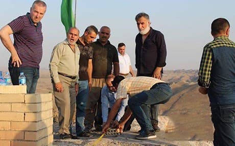 "پڕۆژەكەش حكومی نییە و خەڵكەكە بە پارەی خۆیان دەیكەن" وێنە؛ عەلی نەجم