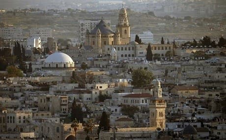 A view of Jerusalem’s Old City as seen on April 14, 2014. Photo: Thomas Coex | AFP