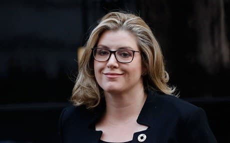 UK Defence Minister Penny Mordaunt was formerly the secretary for international development. File photo: AFP