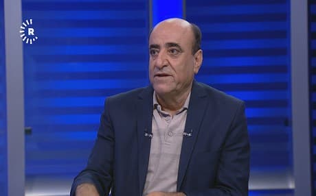 Kurdish National Council member Jadan Ali in an interview with Rudaw on August 17, 2019. Photo: Rudaw TV.