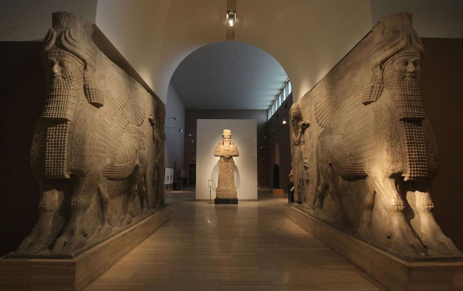 Assyrian artifacts on display at Iraq's National Museum in Baghdad in 2016. Photo: Ahmed Al-Rubaye / AFP