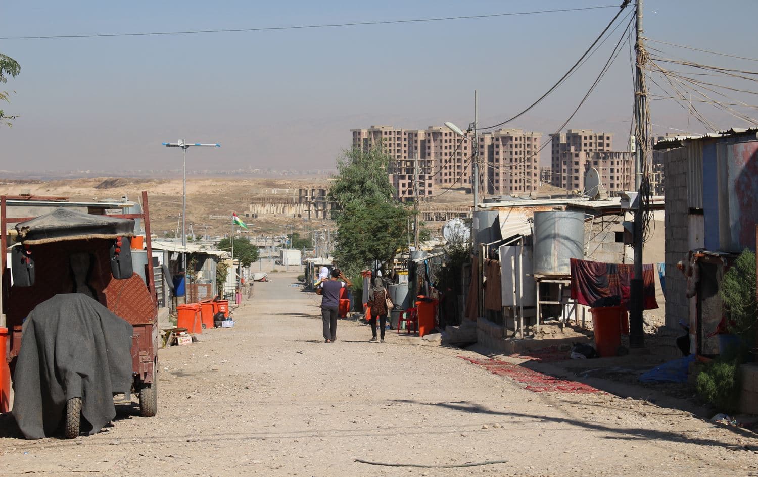 The Domiz camp for Syrian refugees in the Kurdistan Region of Iraq on October 16, 2019. Photo: Rudaw English/Hannah Lynch