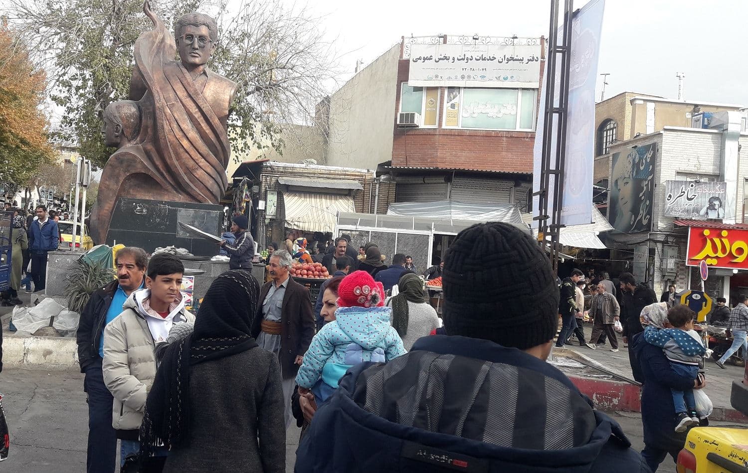 A market in the Sharif Awa neighborhood of Sanandaj, western Iran on November 28, 2019. Photo: Jabar Dastbaz / Rudaw