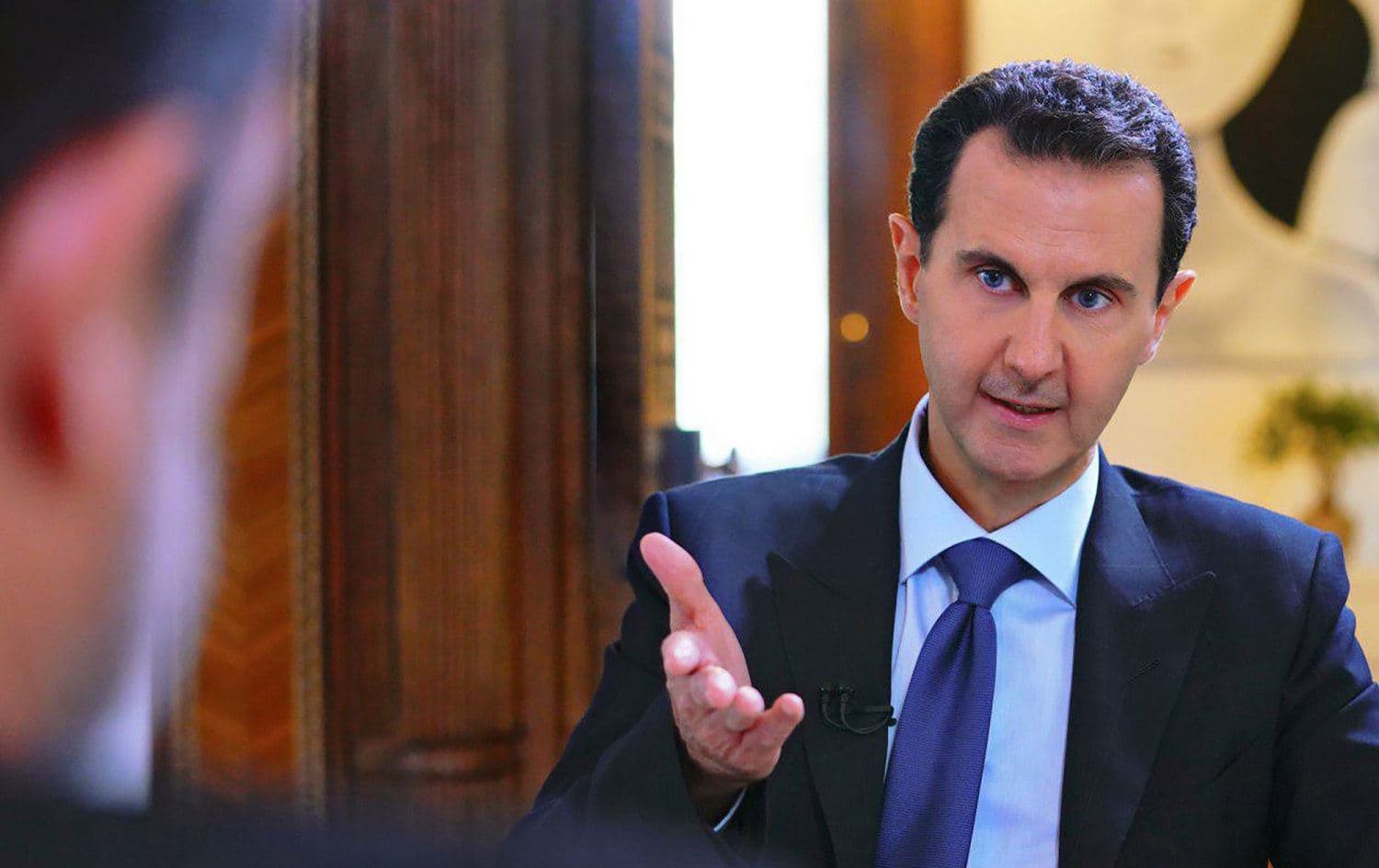 Syrian President Bashar al-Assad speaks to French Paris Match Magazine, November 28, 2019. File photo: SANA / HO / AFP