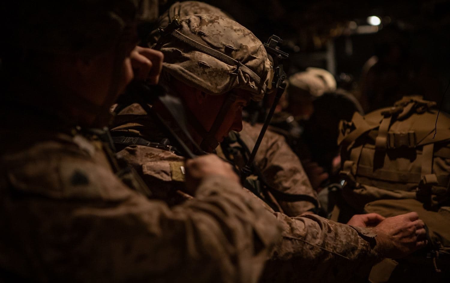 US Marines being deployed from Kuwait to Iraq on January 1, 2020. Photo via US Marines on Twitter