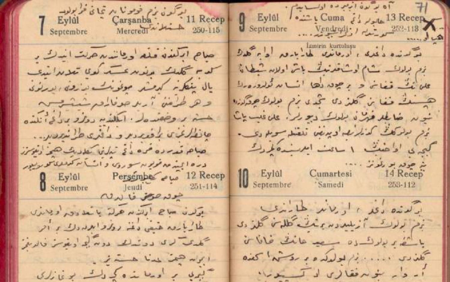 Diary photo via Dr. Zainab Turkilmaz