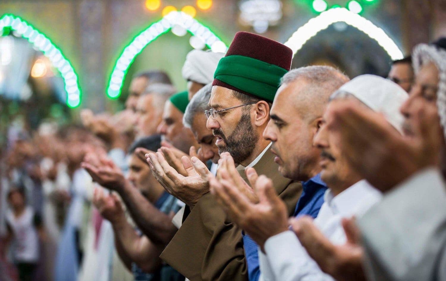 Muslims attend Eid prayer in Iraq's holy city of Karbala. File photo: AFP