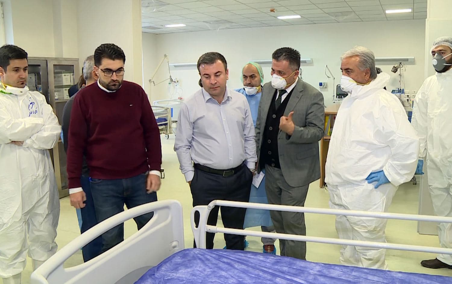 نەخۆشخانەیەکی تایبەت بە کۆرۆنا لە سلێمانی، وێنە؛ رووداو