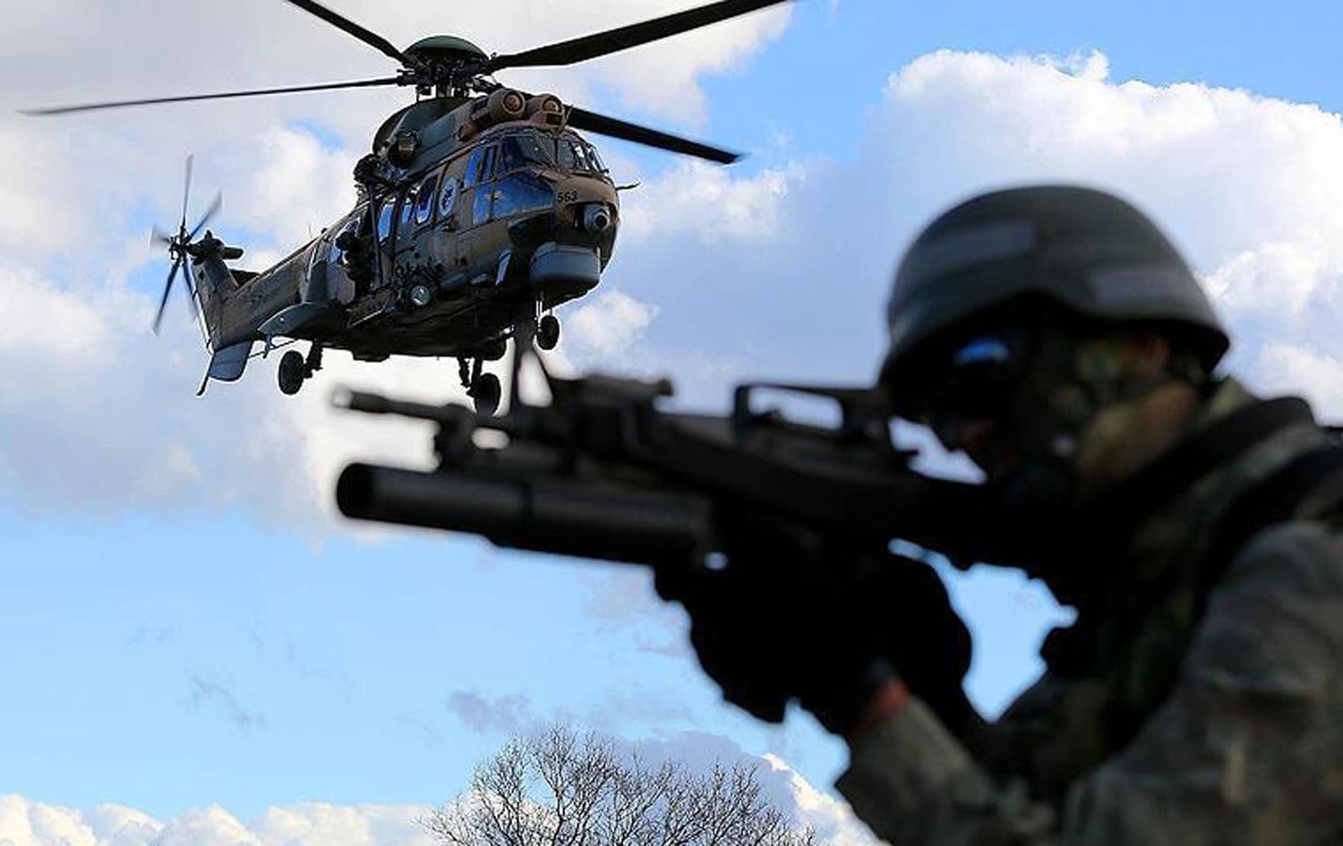 Turkish forces on deployment in southeast Turkey. File photo: AA