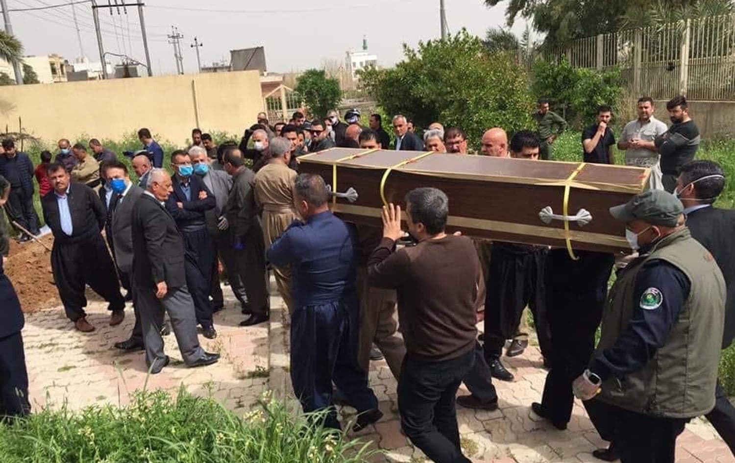 بەخاکسپاردنی مریەم قازی لە کەلار