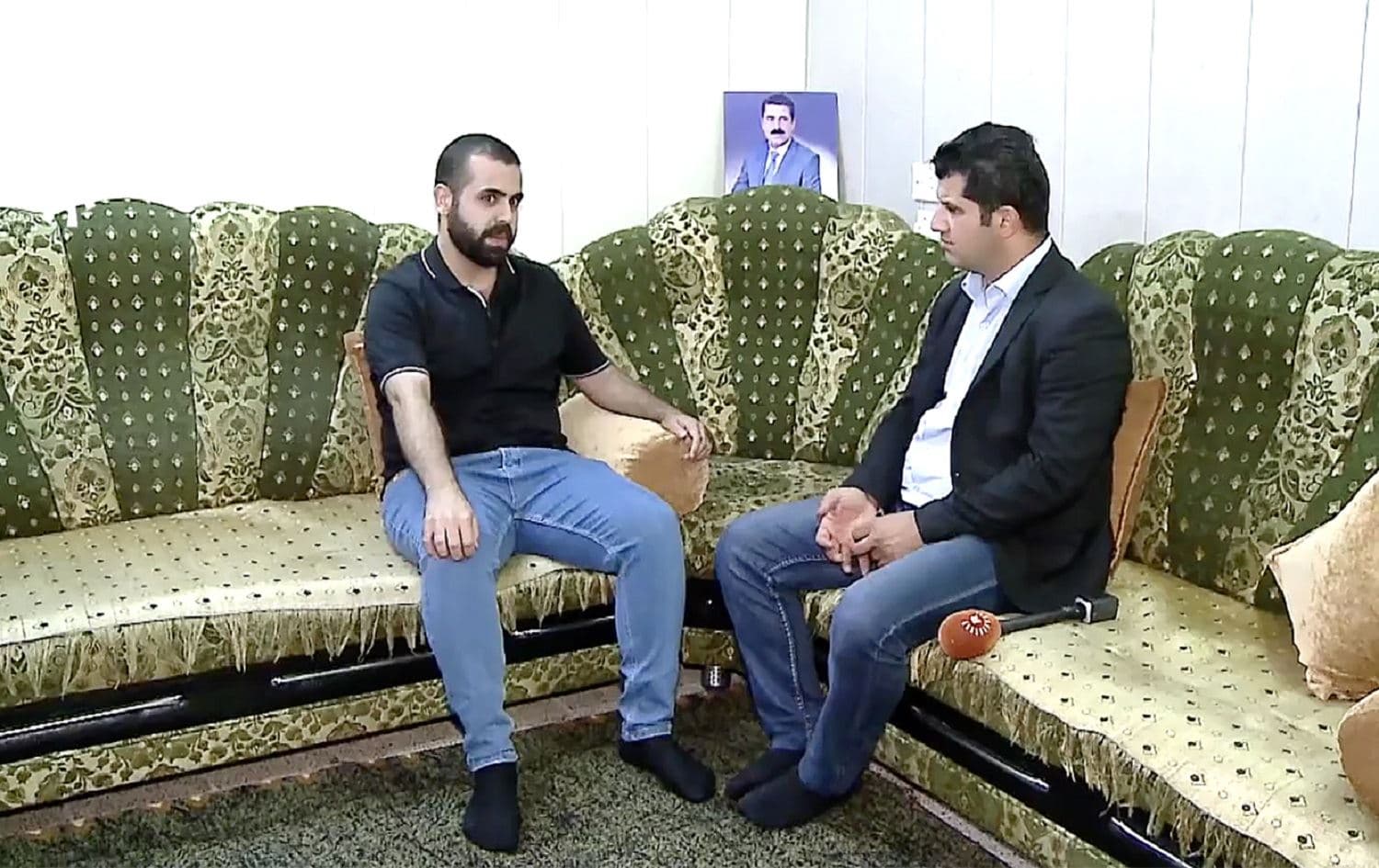 Ari Barwari spoke to Rudaw the day after his father's arrest on May 16, 2020. Photo: Rudaw