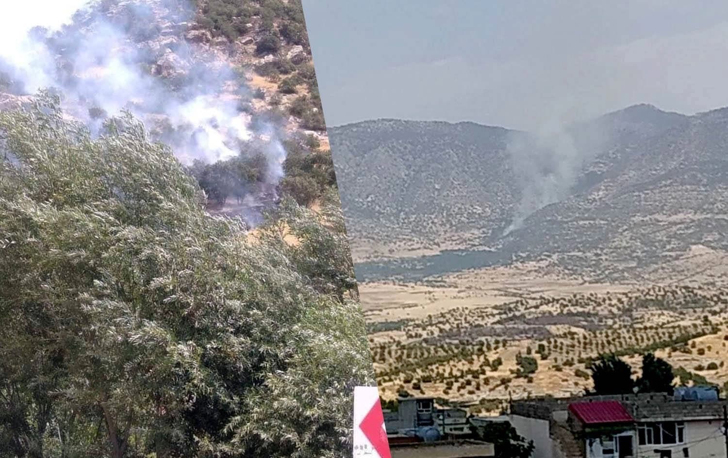 TSK, Duhok'un Amediye ilçesinde bir otomobili bombaladı