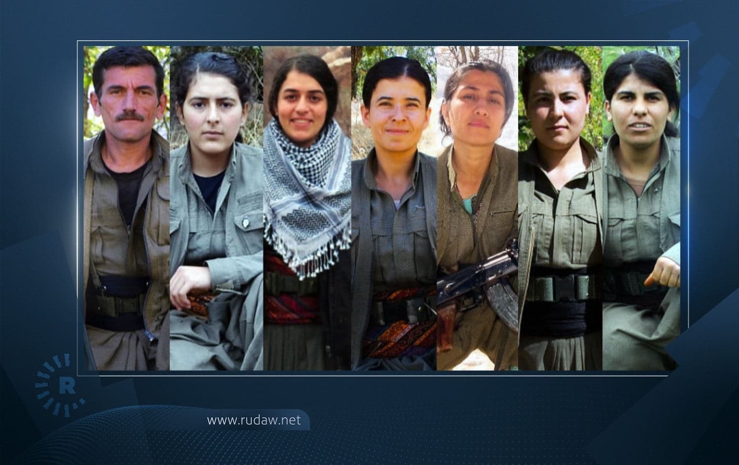 Seven PKK fighters have been confirmed killed in the August 7 airstrike.Photo: Firat News Agency. Graphic: Rudaw