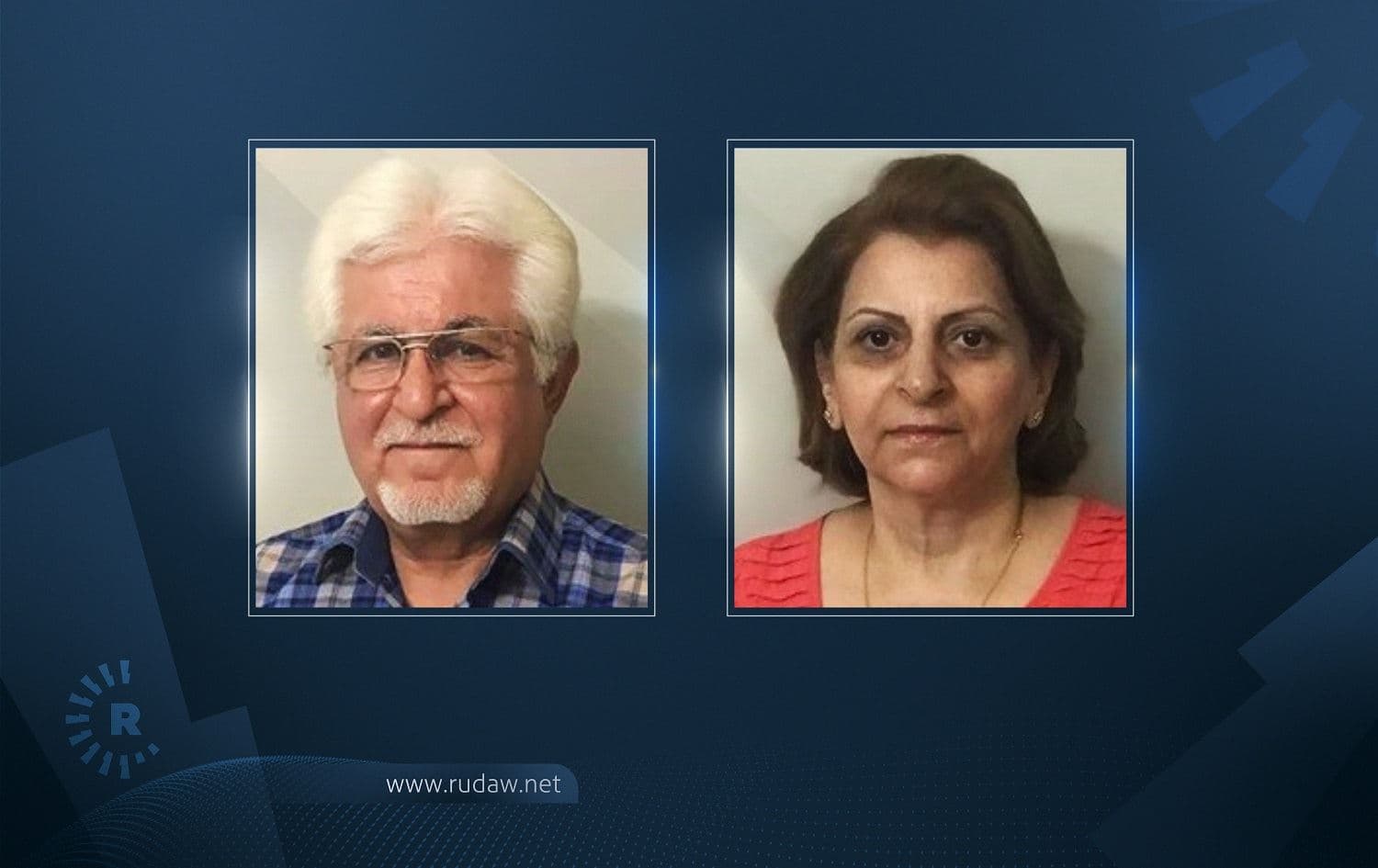 Pastor Victor Bet Tamraz (left) and his wife Shamiran Issavi are expected to serve out their respective five and ten year sentences, according to Iran’s Human Rights Activists News Agency (HRANA). Composite image: Sarkawt Mohammed / Rudaw