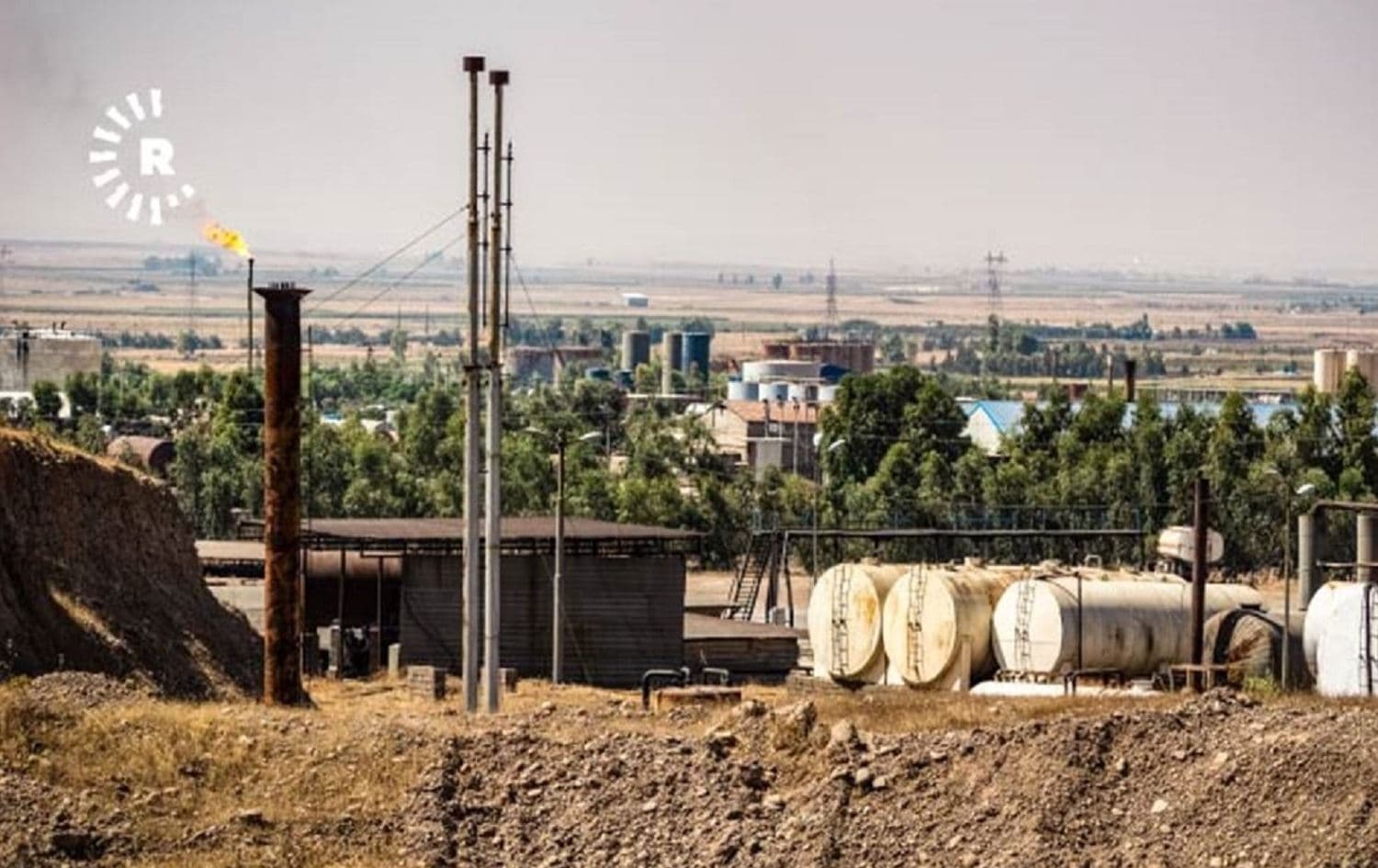 Legal and illegal operations refine oil west of Erbil city in September 2019. File photo: Hajar Jawhar/Rudaw