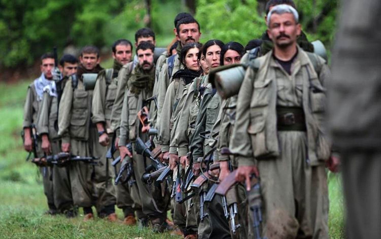 PKK forces near Duhok, Kurdistan Region of Iraq. File photo: AFP