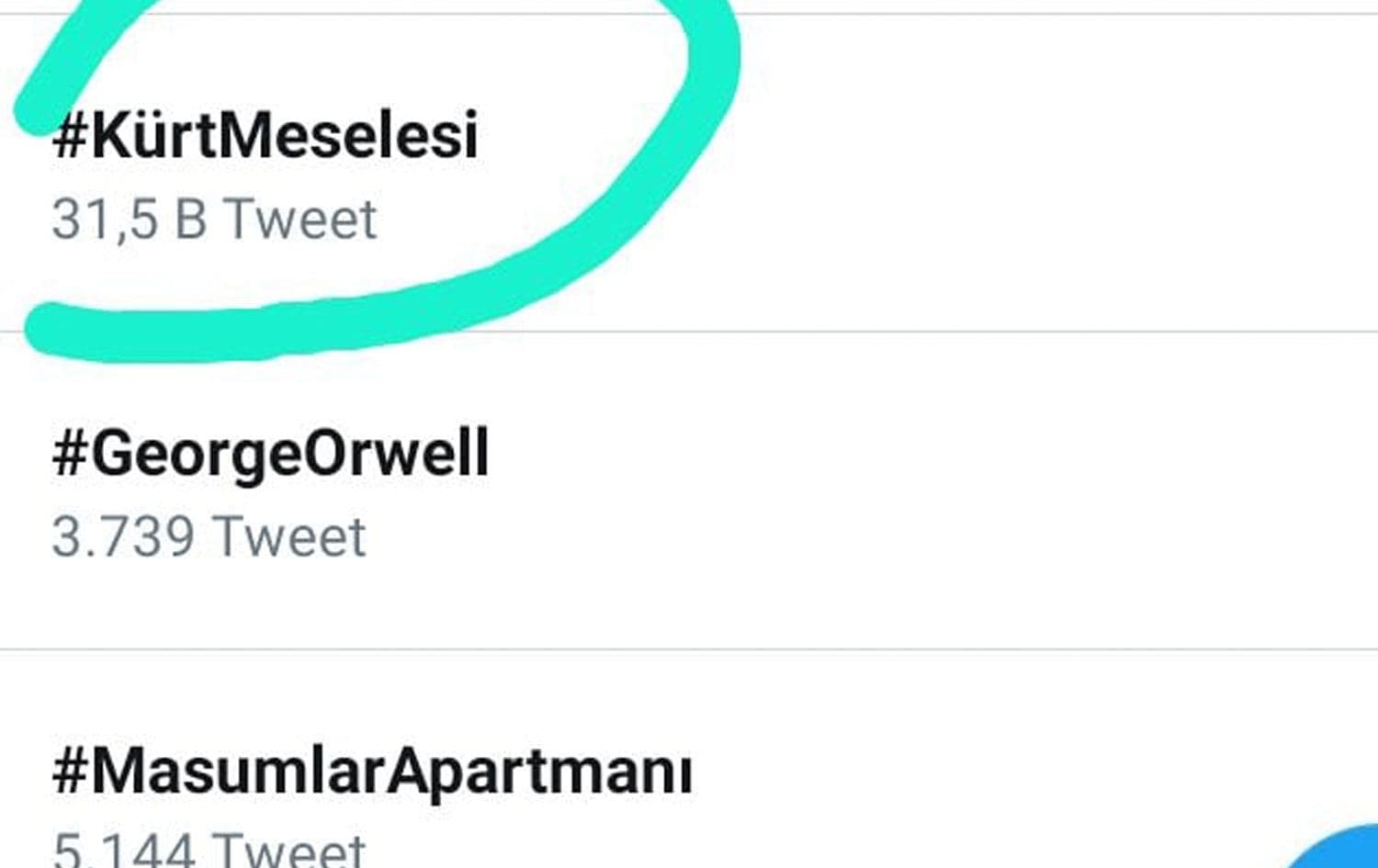 Kürt Meselesi Twitter'da TT oldu