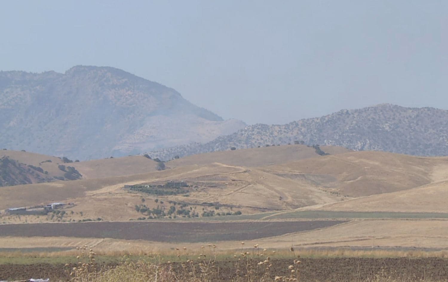 A general view of villages in the Zakho area that came under Turkish bombardment Friday night. File photo: Rudaw