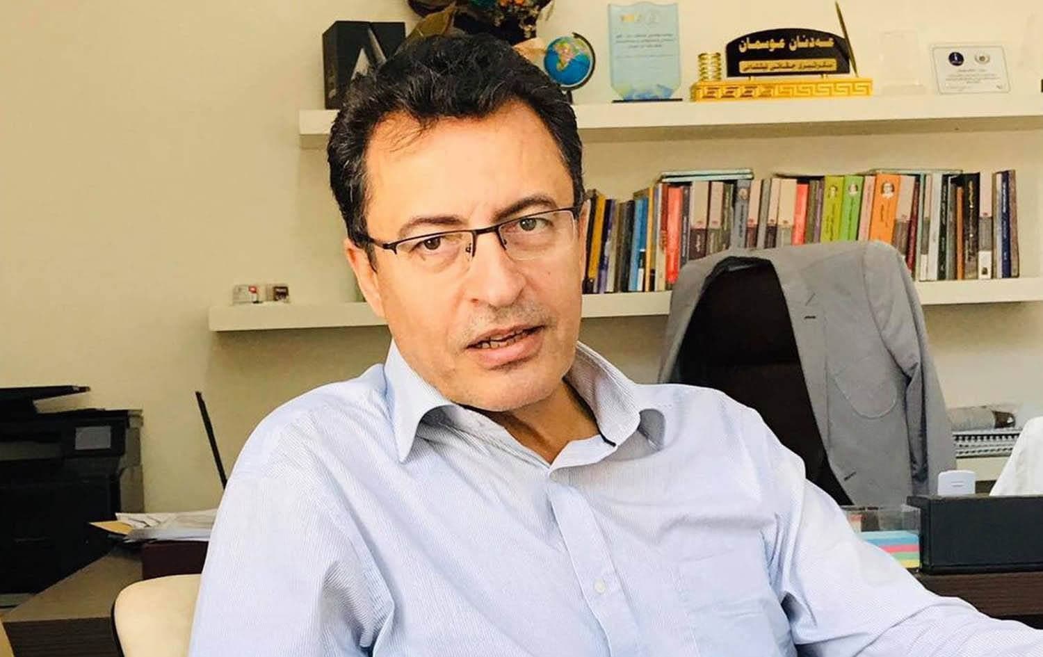 عەدنان عوسمان، ئەندامی دەستلەکارکێشاوەی خانەی راپەڕاندنی بزووتنەوەی گۆڕان. وێنە: لاپەڕەی فەیسبووکی ناوبراو