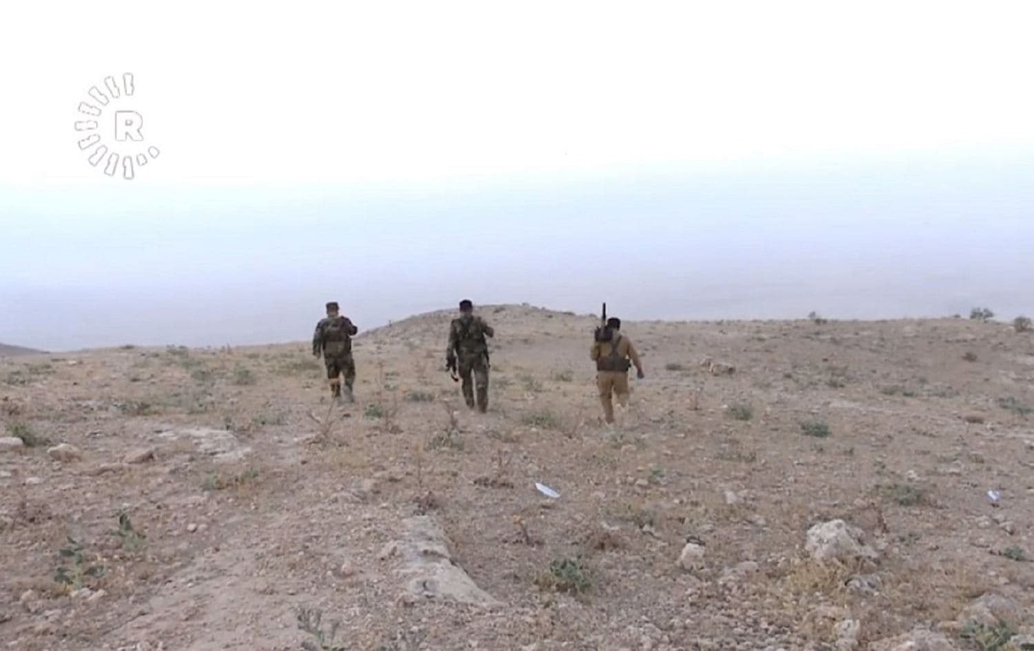 Peshmerga pictured during an anti-Islamic State (ISIS) operation on Mount Qarachogh near Makhmour in 2018. File photo: Rudaw