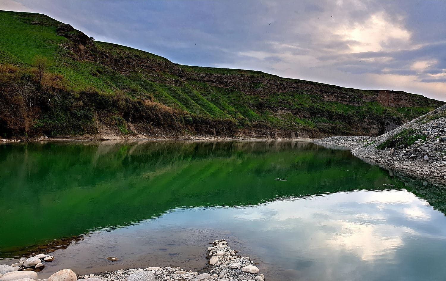 The Lesser Zab river in Sulaimani's Pishdar District as seen on March 26, 2021. Photo: Khazan Jangiz/Rudaw