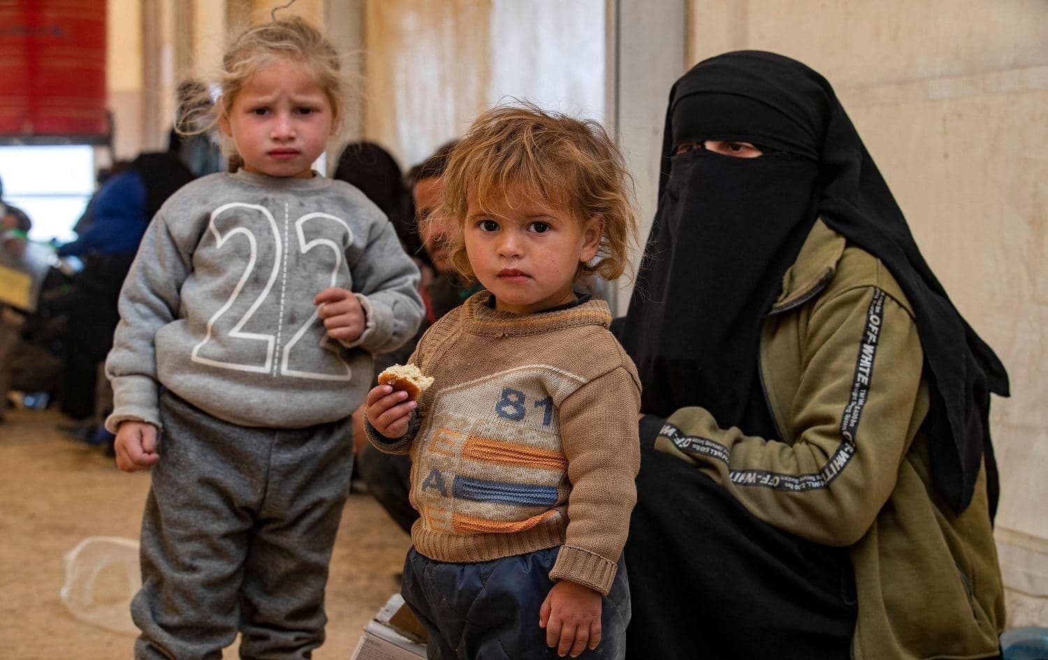 Children at al-Hol camp in northeast Syria. Photo: Delil Souleiman/AFP