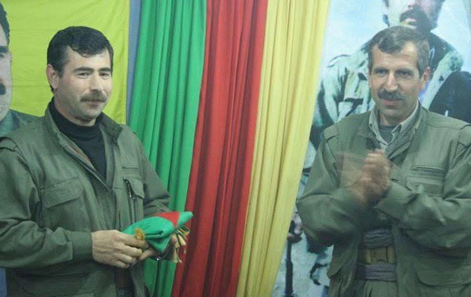 Turkey claimed to have killed senior PKK commander Sofi Nurettin (left) in an operation in the Kurdistan Region, seen in an undated picture with another PKK commander, Bahoz Erdal. Photo: AA