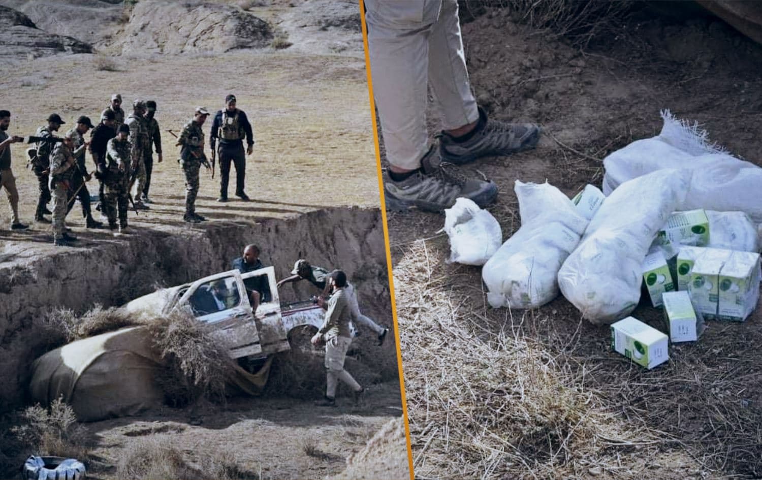 Iraqi security forces concluded a two-day operation in Hamrin mountain range on November 14, 2021. Photo: Iraqi Security Media Cell